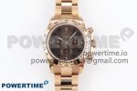 Daytona 116505 RG OMF Best Edition Chocolate Dial on RG Bracelet A7750 (Slim Movement)
