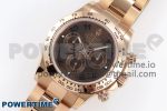 Daytona 116505 RG OMF Best Edition Chocolate Dial on RG Bracelet A7750 (Slim Movement) - Image 2