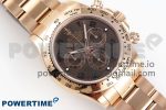 Daytona 116505 RG OMF Best Edition Chocolate Dial on RG Bracelet A7750 (Slim Movement) - Image 3