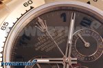 Daytona 116505 RG OMF Best Edition Chocolate Dial on RG Bracelet A7750 (Slim Movement) - Image 4