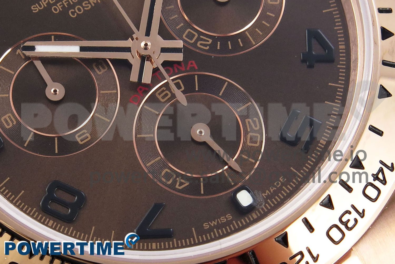 Daytona 116505 RG OMF Best Edition Chocolate Dial on RG Bracelet A7750 (Slim Movement) - Image 5