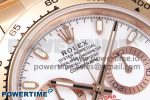 Daytona 116505 RG OMF Best Edition White Dial on RG Bracelet A7750 (Slim Movement) - Image 4