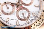 Daytona 116505 RG OMF Best Edition White Dial on RG Bracelet A7750 (Slim Movement) - Image 5