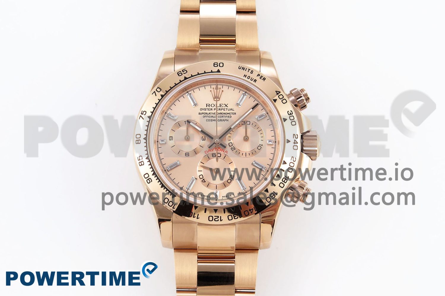 Daytona 116505 RG OMF Best Edition RG Crystal Dial on RG Bracelet A7750 (Slim Movement) - Image 1
