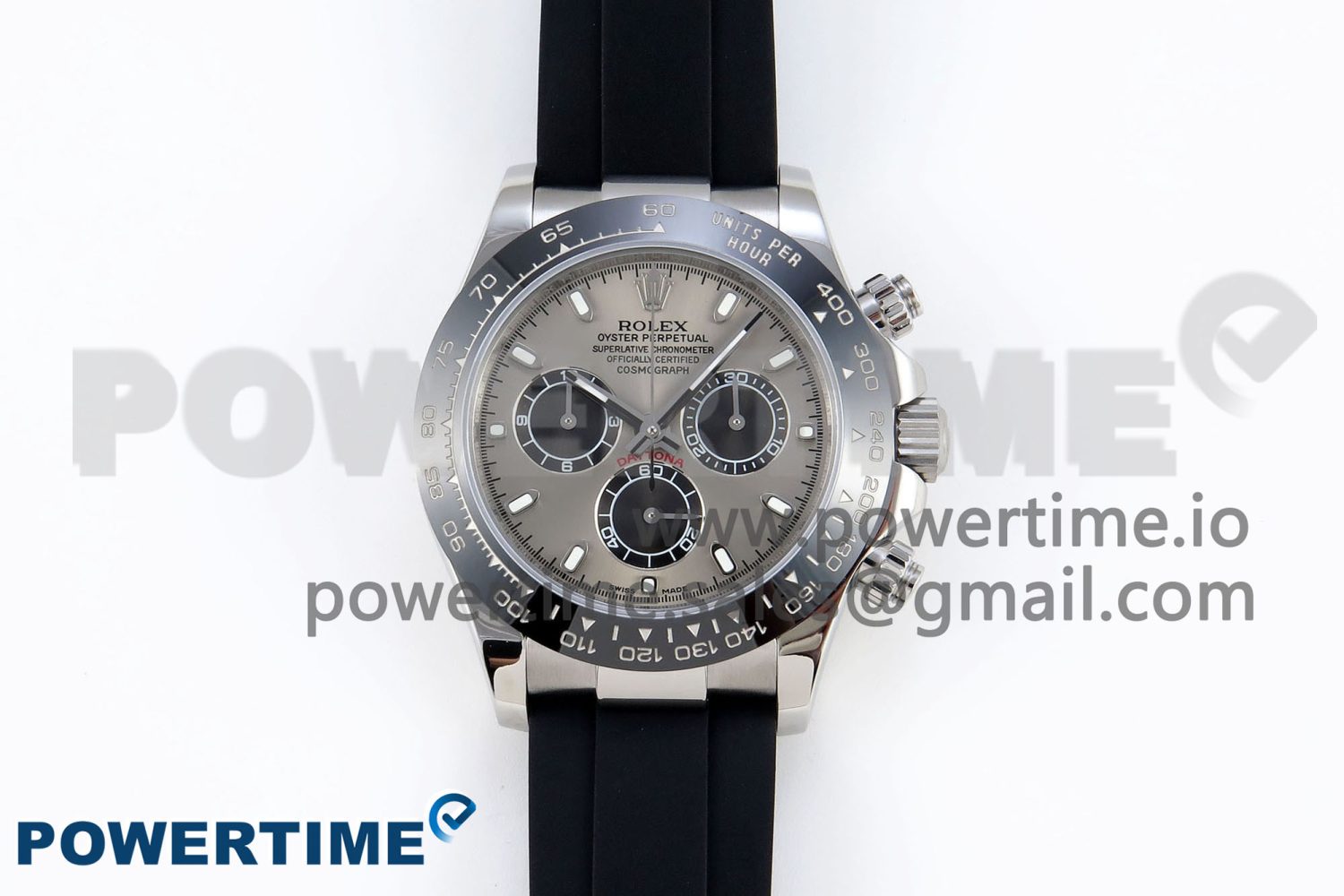 Daytona 116519 SS OMF Best Edition Gray/Black Dial on Oysterflex Strap A7750 (Slim Movement) - Image 1