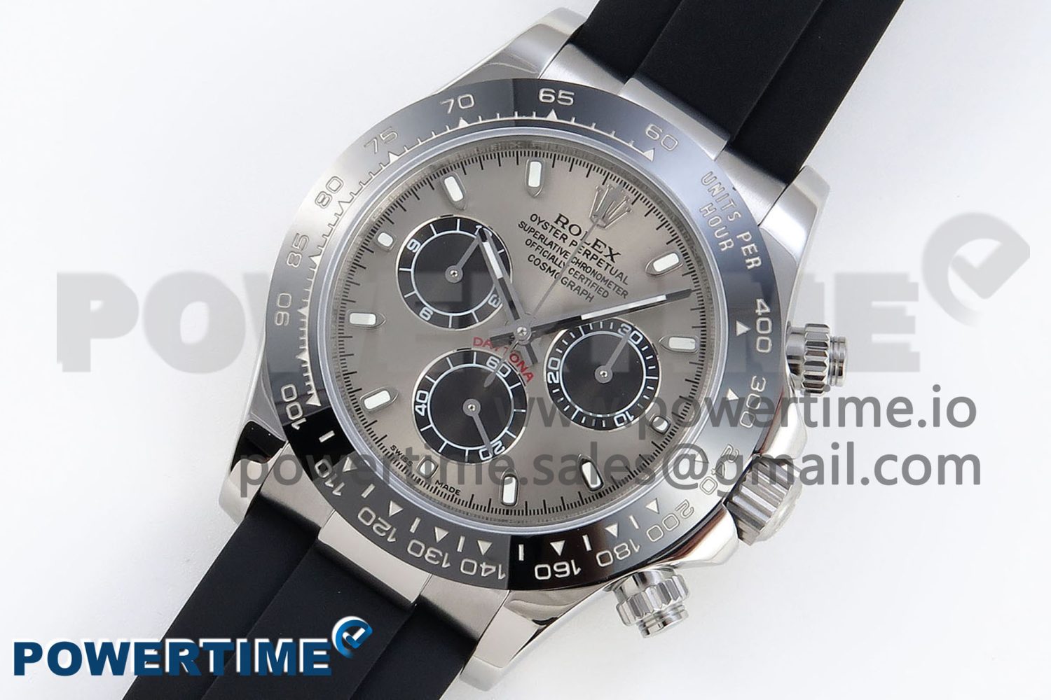 Daytona 116519 SS OMF Best Edition Gray/Black Dial on Oysterflex Strap A7750 (Slim Movement) - Image 2