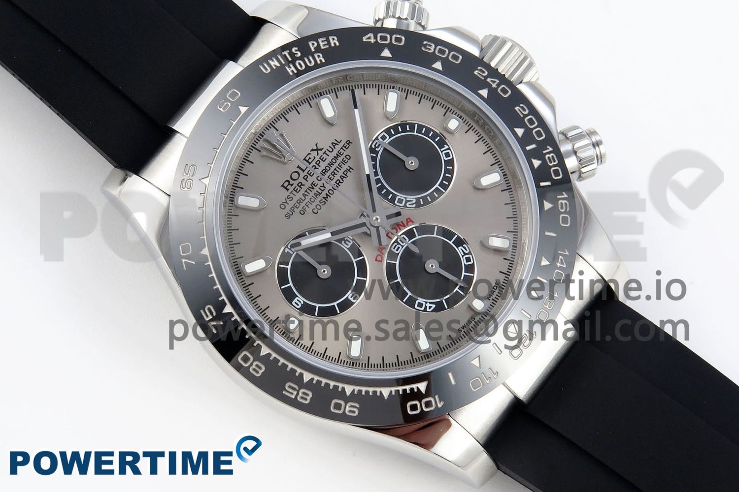 Daytona 116519 SS OMF Best Edition Gray/Black Dial on Oysterflex Strap A7750 (Slim Movement) - Image 3