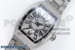 VANGUARD SS FULL DIAMONDS ABF BEST EDITION DIAMONDS BLACK DIAL ON DIAMONDS BRACELET A2824 - Image 2