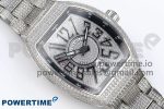 VANGUARD SS FULL DIAMONDS ABF BEST EDITION DIAMONDS BLACK DIAL ON DIAMONDS BRACELET A2824 - Image 3