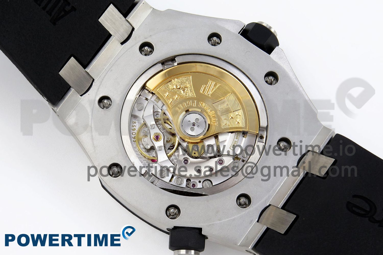 ROYAL OAK OFFSHORE DIVER 15710 IPF 1:1 BEST EDITION WHITE DIAL ON BLACK RUBBER STRAP SA3120 SUPER CLONE - Image 10