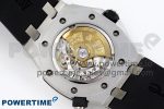 ROYAL OAK OFFSHORE DIVER 15710 IPF 1:1 BEST EDITION WHITE DIAL ON BLACK RUBBER STRAP SA3120 SUPER CLONE - Image 10