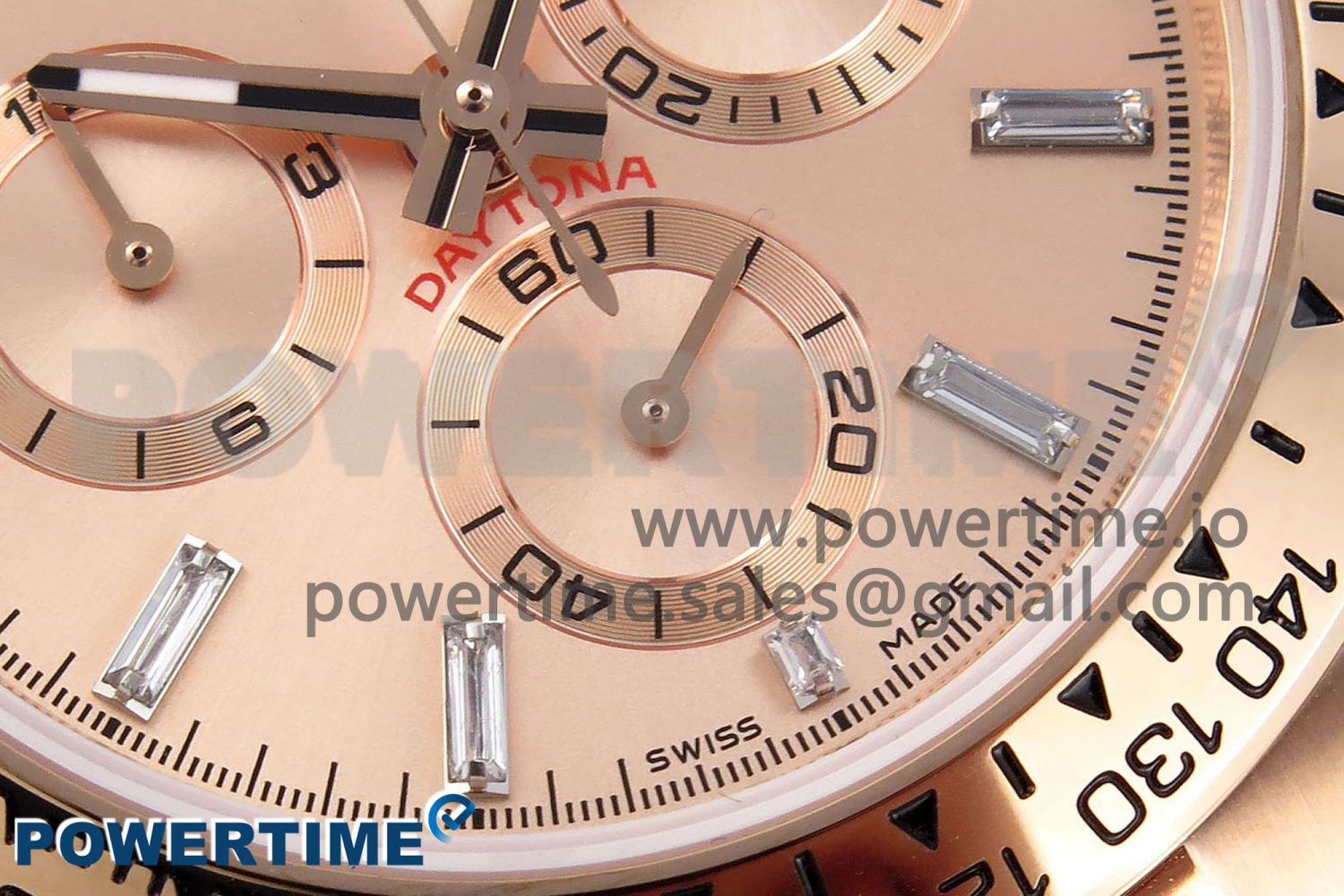 Daytona 116505 RG OMF Best Edition RG Crystal Dial on RG Bracelet A7750 (Slim Movement) - Image 5