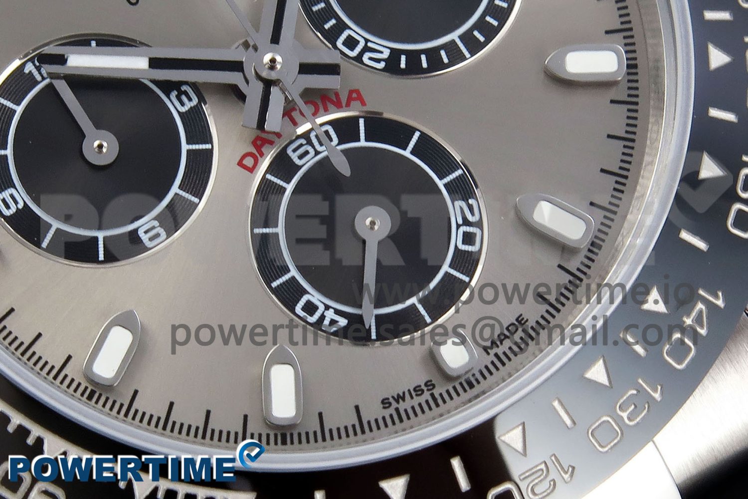 Daytona 116519 SS OMF Best Edition Gray/Black Dial on Oysterflex Strap A7750 (Slim Movement) - Image 5