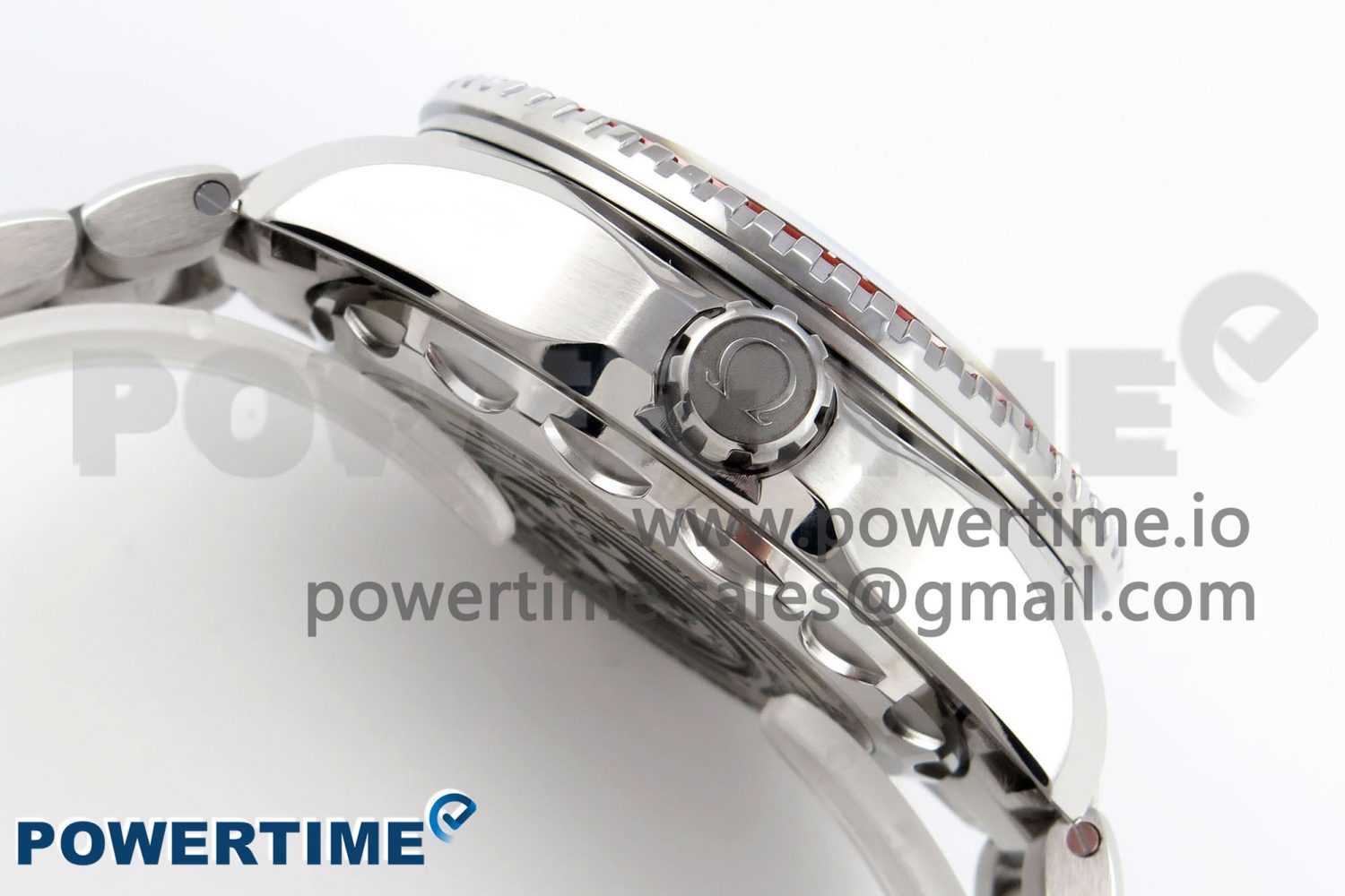 Seamaster 6000M Ultra Deep SS TF 1:1 Best Edition Gray Dial Orange Ceramic Bezel on SS Bracelet A2824 - Image 6