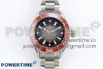 Seamaster 6000M Ultra Deep SS TF 1:1 Best Edition Gray Dial Orange Ceramic Bezel on SS Bracelet A2824