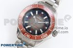 Seamaster 6000M Ultra Deep SS TF 1:1 Best Edition Gray Dial Orange Ceramic Bezel on SS Bracelet A2824 - Image 2