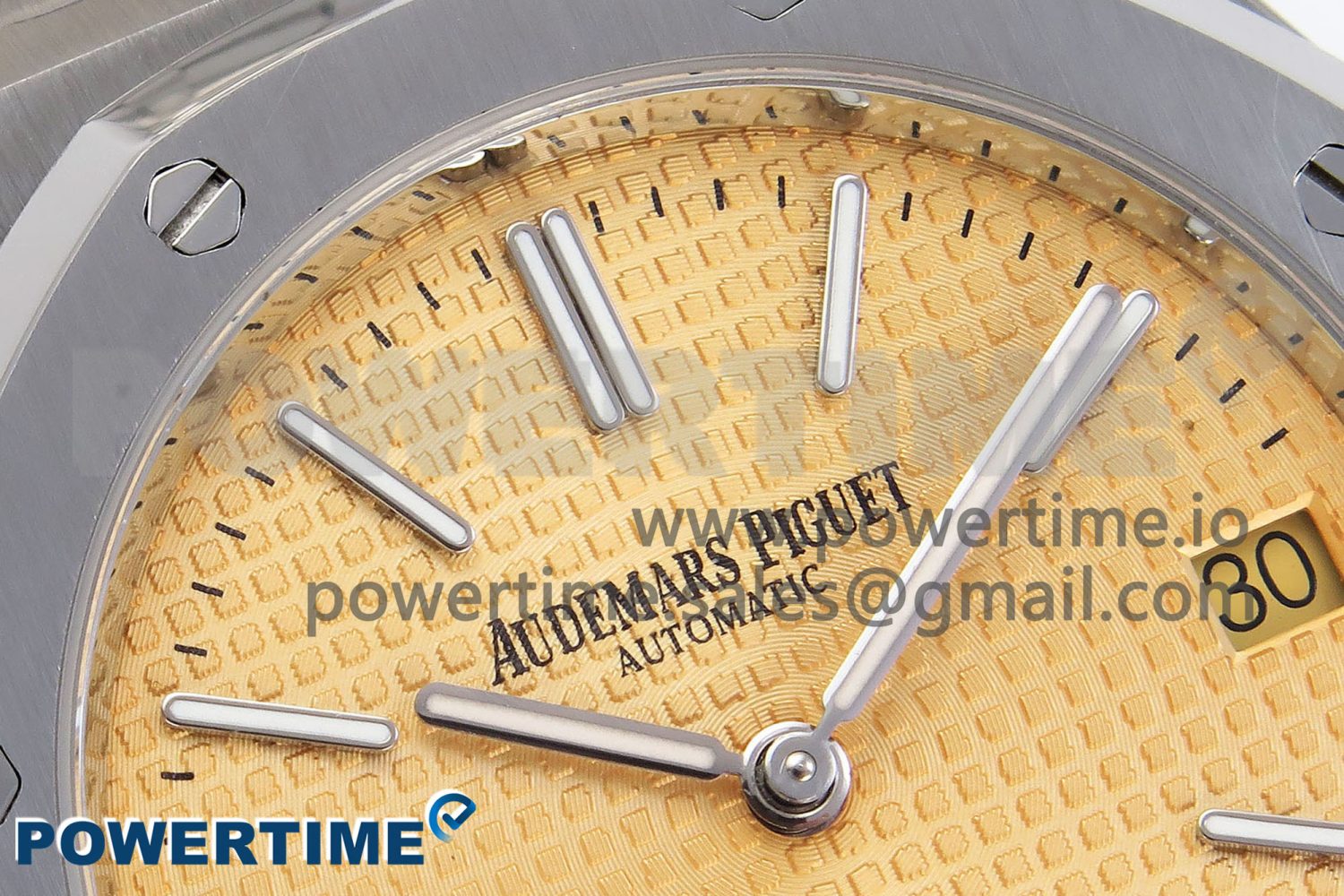 ROYAL OAK 39MM 15202 SS IPF 1:1 BEST EDITION YELLOW TEXTURED DIAL ON SS BRACELET A2121 - Image 4