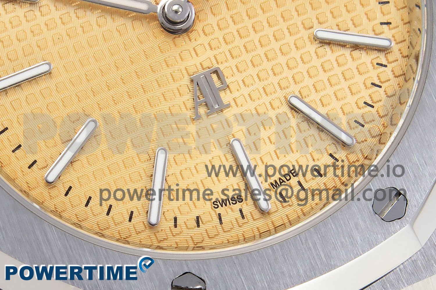 ROYAL OAK 39MM 15202 SS IPF 1:1 BEST EDITION YELLOW TEXTURED DIAL ON SS BRACELET A2121 - Image 5