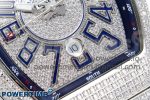 VANGUARD SS FULL DIAMONDS ABF BEST EDITION DIAMONDS BLUE DIAL ON DIAMONDS BRACELET A2824 - Image 5