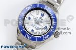 Seamaster 6000M Ultra Deep SS TF 1:1 Best Edition White Dial Blue Ceramic Bezel on SS Bracelet A2824 - Image 2