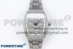 VANGUARD SS FULL DIAMONDS ABF BEST EDITION DIAMONDS WHITE DIAL ON DIAMONDS BRACELET A2824