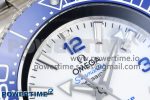 Seamaster 6000M Ultra Deep SS TF 1:1 Best Edition White Dial Blue Ceramic Bezel on SS Bracelet A2824 - Image 4