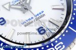 Seamaster 6000M Ultra Deep SS TF 1:1 Best Edition White Dial Blue Ceramic Bezel on SS Bracelet A2824 - Image 5