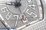 VANGUARD SS FULL DIAMONDS ABF BEST EDITION DIAMONDS WHITE DIAL ON DIAMONDS BRACELET A2824 - Image 5