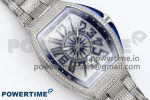 VANGUARD SS BLUE FULL DIAMONDS ABF BEST EDITION DIAMONDS BLUE DIAL ON DIAMONDS BRACELET A2824 - Image 3