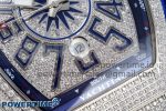 VANGUARD SS BLUE FULL DIAMONDS ABF BEST EDITION DIAMONDS BLUE DIAL ON DIAMONDS BRACELET A2824 - Image 5