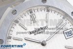 ROYAL OAK 39MM 15202 SS IPF 1:1 BEST EDITION WHITE TEXTURED DIAL ON SS BRACELET A2121 - Image 4