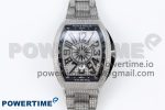 VANGUARD SS BLACK FULL DIAMONDS ABF BEST EDITION DIAMONDS BLUE DIAL ON DIAMONDS BRACELET A2824