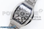 VANGUARD SS BLACK FULL DIAMONDS ABF BEST EDITION DIAMONDS BLUE DIAL ON DIAMONDS BRACELET A2824 - Image 2
