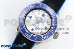 Seamaster 6000M Ultra Deep SS TF 1:1 Best Edition White Dial Blue Ceramic Bezel on Black Rubber Strap A2824 - Image 2