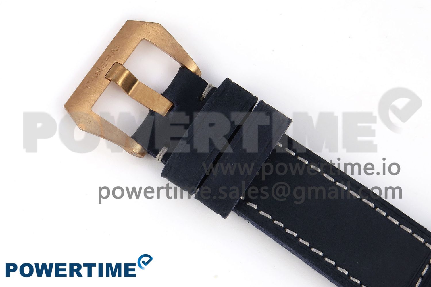 PAM1074 W BRONZO VSF 1:1 BEST EDITION BLUE DIAL ON BLUE CALFSKIN STRAP P.900 CLONE - Image 14
