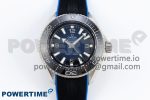 Seamaster 6000M Ultra Deep SS TF 1:1 Best Edition Blue Dial Black Ceramic Bezel on Black Rubber Strap A2824
