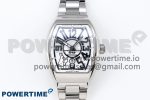 #FR2NCK Muller Vanguard SS ABF Best Edition White Dial on SS Bracelet A2824
