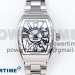 #FR2NCK Muller Vanguard SS ABF Best Edition White Dial on SS Bracelet A2824
