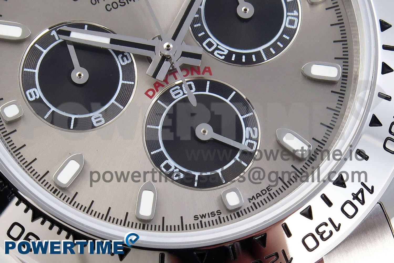 Daytona 116509 SS OMF Best Edition Gray/Black Dial on SS Bracelet A7750 (Slim Movement) - Image 5