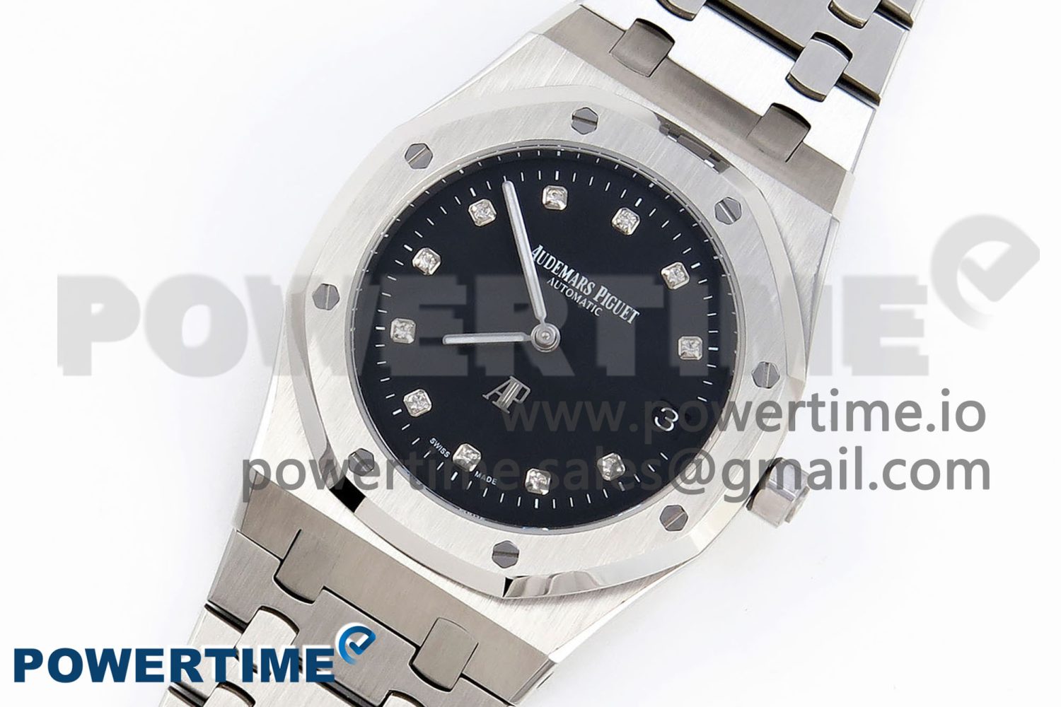 ROYAL OAK 39MM 15202 SS IPF 1:1 BEST EDITION BLACK DIAL ON SS BRACELET A2121 - Image 2