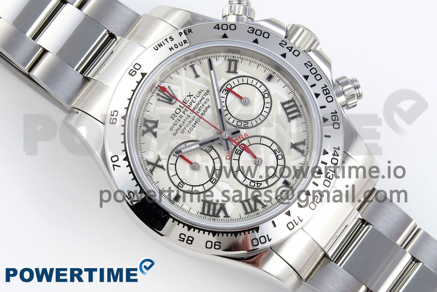 Daytona 116509 SS OMF Best Edition Meteorite Dial on SS Bracelet A7750 (Slim Movement) - Image 3