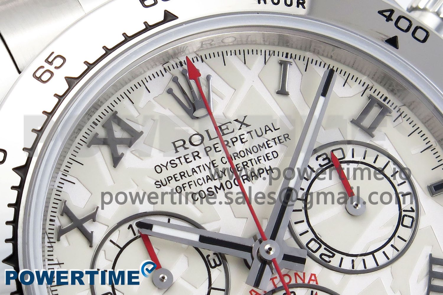 Daytona 116509 SS OMF Best Edition Meteorite Dial on SS Bracelet A7750 (Slim Movement) - Image 4