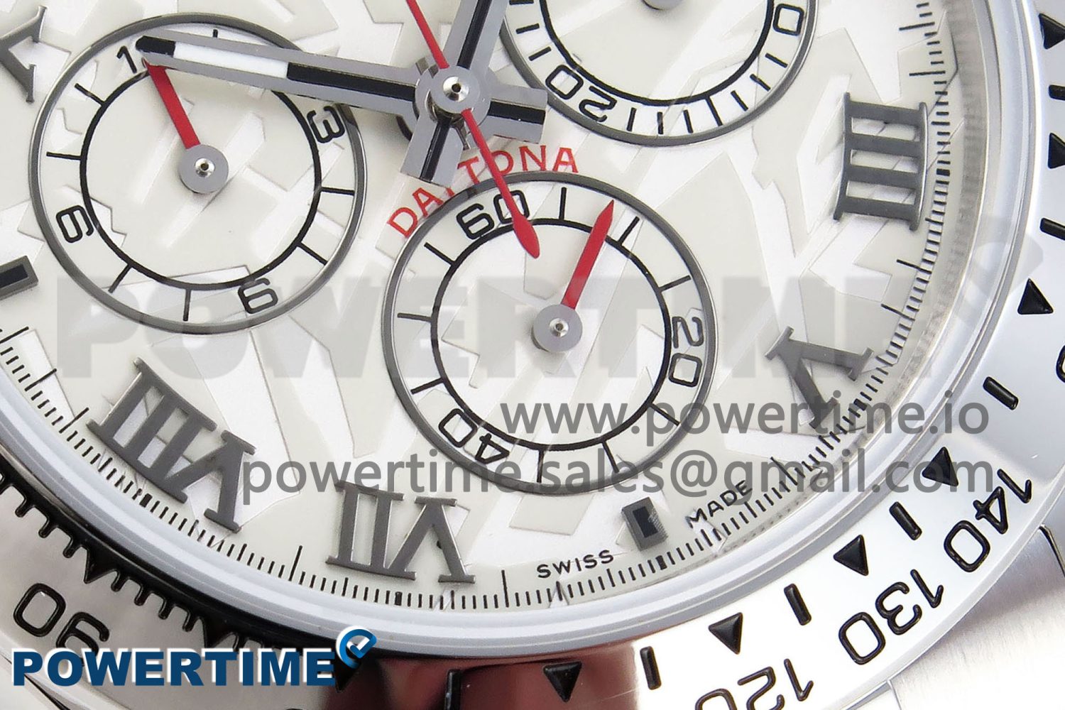 Daytona 116509 SS OMF Best Edition Meteorite Dial on SS Bracelet A7750 (Slim Movement) - Image 5