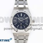 ROYAL OAK 39MM 15202 SS IPF 1:1 BEST EDITION BLUE TEXTURED DIAL ON SS BRACELET A2121