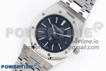 ROYAL OAK 39MM 15202 SS IPF 1:1 BEST EDITION BLUE TEXTURED DIAL ON SS BRACELET A2121 - Image 2