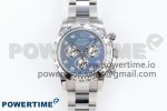 Daytona 116509 SS OMF Best Edition Blue MOP Dial on SS Bracelet A7750 (Slim Movement)