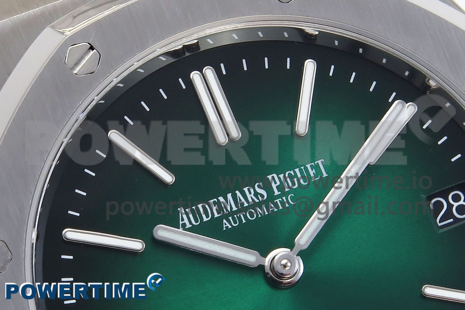 ROYAL OAK 39MM 15202 SS IPF 1:1 BEST EDITION GREEN/BLACK DIAL ON SS BRACELET A2121 - Image 4