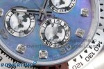 Daytona 116509 SS OMF Best Edition Blue MOP Dial on SS Bracelet A7750 (Slim Movement) - Image 5