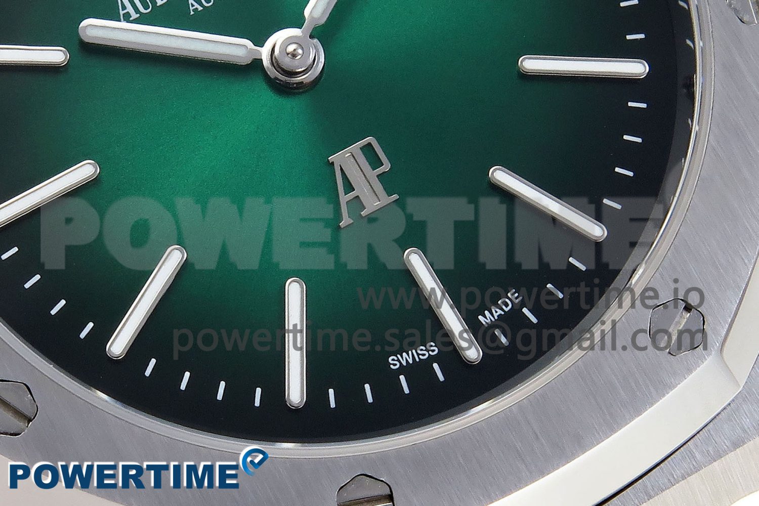 ROYAL OAK 39MM 15202 SS IPF 1:1 BEST EDITION GREEN/BLACK DIAL ON SS BRACELET A2121 - Image 5
