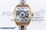 #FR2NCK Muller Vanguard RG ABF Best Edition White Dial on White Rubber Strap A2824